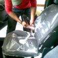 Limpeza de estofos de automóveis