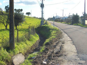 Limpeza de bermas e valetas